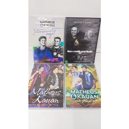 DVD MATHEUS KAUAN KIT 4 DVDS Shopee Brasil