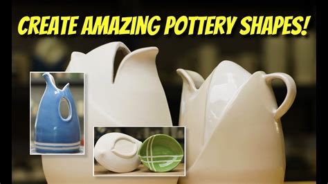 Altering Thrown Pottery Shapes Pottery Illusion TRICKS YouTube