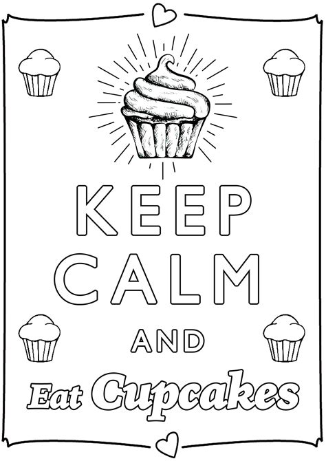 Keep Calm And Eat Cupcakes Beautiful Cupcakes To Free