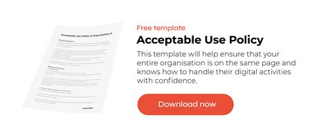 How To Make An Acceptable Use Policy Example With Free Template