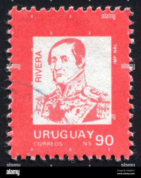 Uruguay Circa Stamp Printed By Uruguay Shows General Jose