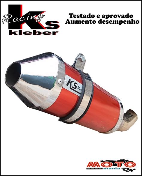 Escapamento Ks Racing Ml Cg Titan Tds As Cors Alt Desempenho R