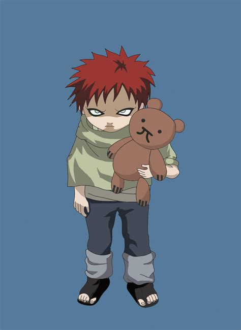 Kid Gaara Colored By Annareru On Deviantart