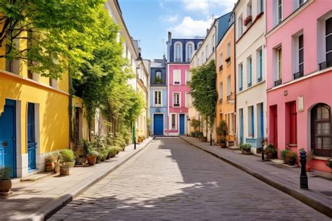 Premium AI Image The Enchanting Charm Of Rue Cremieux Exploring The