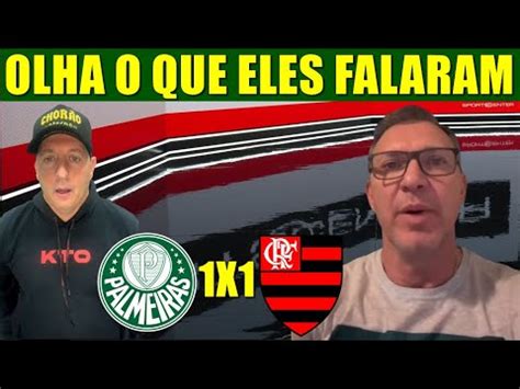 Olha O Que O Benja E O Veloso Falaram Apos Palmeiras X Flamengo