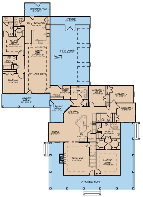 Country House Plan #193-1017: 6 Bedrm, 3437 Sq Ft Home | ThePlanCollection