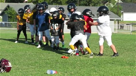 Blocking Drill Texas Youth Football 8u Youtube