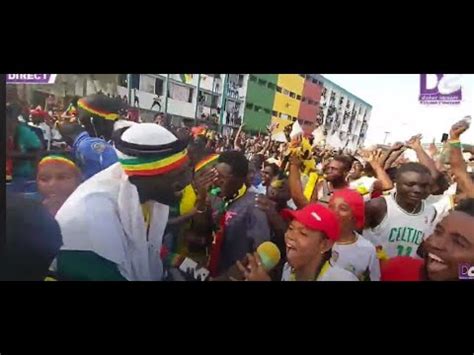 Réaction intense des supporters après la victoire du Sénégal contre l