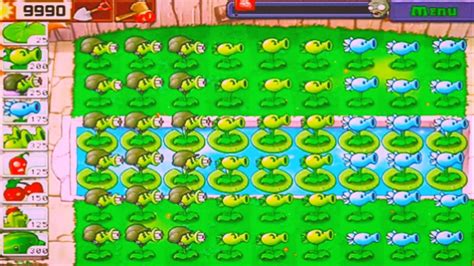 Plants Vs Zombies Last Stand Endless All Pea Shooter Vs All Zombies