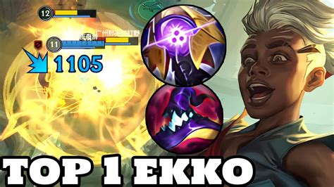 Wild Rift Ekko Top Ekko Gameplay Ekko Main Rank Season Youtube