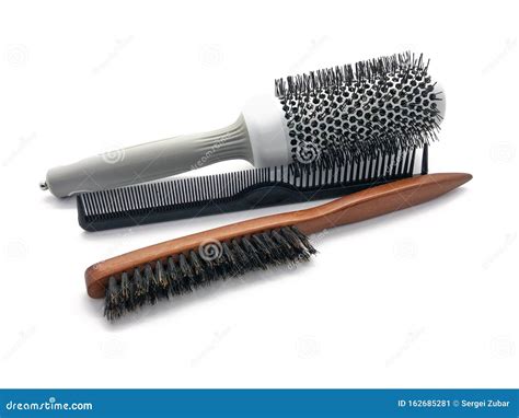 Hairdressing Tools Combs Composition For A Beauty Salon Stock Image