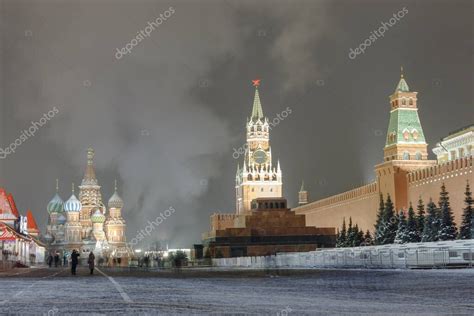 Moscú Rusia 12 de enero de 2021 Plaza Roja y el muro del Kremlin