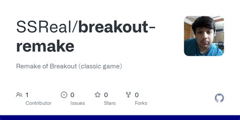 GitHub - SSReal/breakout-remake: Remake of Breakout (classic game)