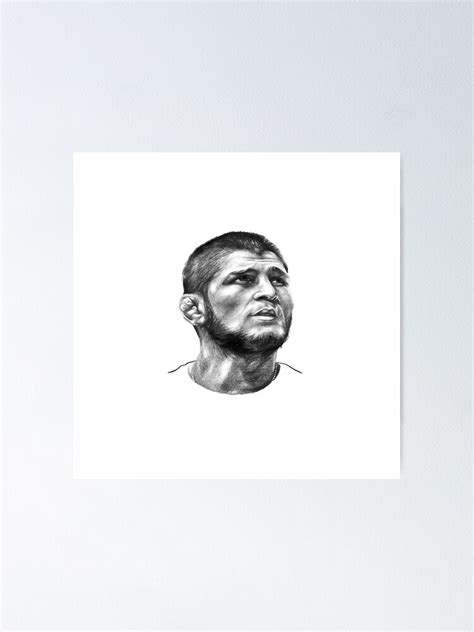 Khabib Abdulmanapovich Nurmagomedov Art Poster For Sale By Syabiqart