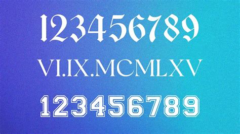 12 Best Number Fonts Display Your Numbers In Style