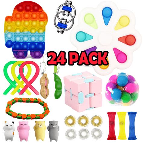 Köp Adventskalender 24 Pack Fidget toys Pop it Sensory Fidget för