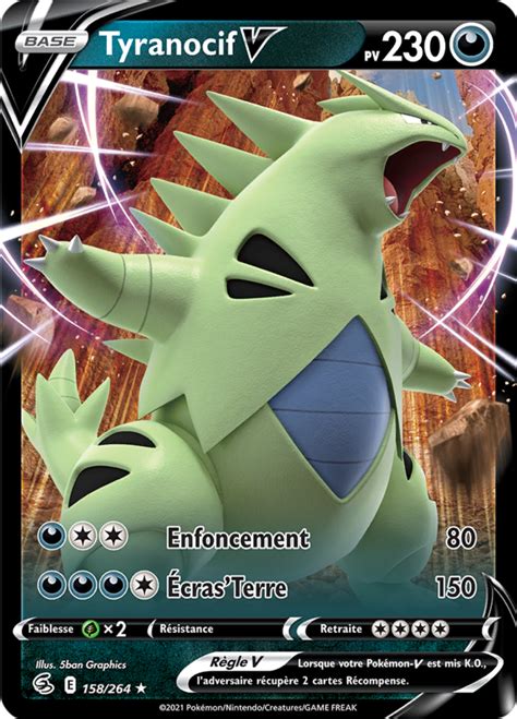 Tyranocif V Épée et Bouclier Poing de Fusion 158 Poképédia