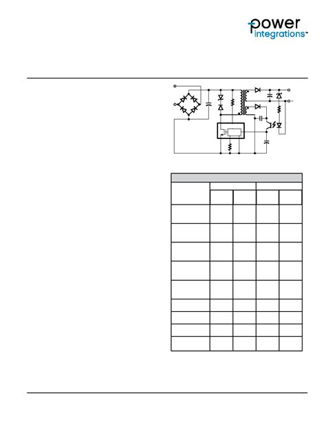 TOP246Y Datasheet 1 54 Pages POWERINT Extended Power Design