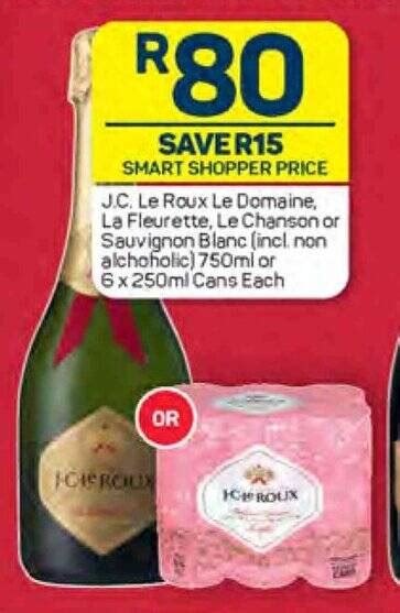 J C Le Roux Le Domaine La Fleurette Le Chanson Or Sauvignon Blanc