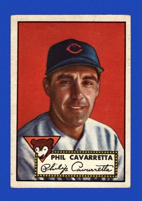 1952 Topps Set Break 295 Phil Cavarretta VG VGEX Crease GMCARDS EBay