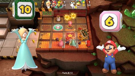 Super Mario Party Partner Party Gold Rush Mine Rosalina Mario Vs Monty