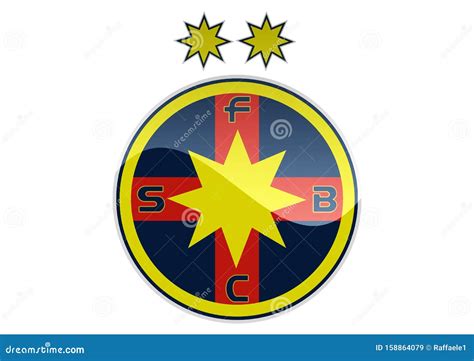 Fc Steaua Bucuresti Logo Editorial Stock Image Illustration Of