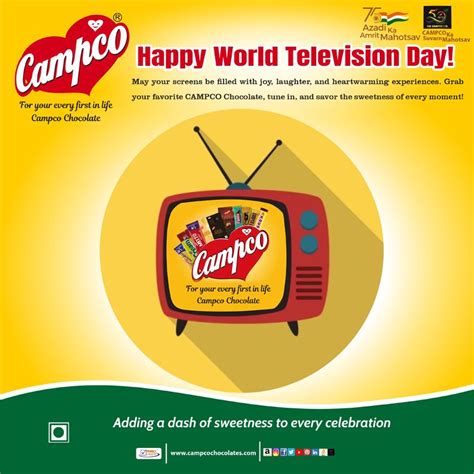 Campco Chocolates India On Linkedin Worldtelevisionday