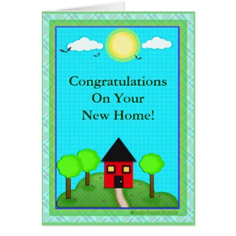 Custom New Home Congratulations Card | Zazzle