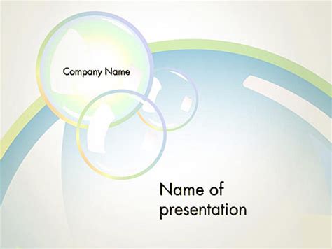 Abstract Soap Bubbles Presentation Template for PowerPoint and Keynote ...