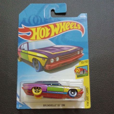 Hot Wheels Chevelle Ss Art Cars Very Nice Colorful Car Shopee Malaysia