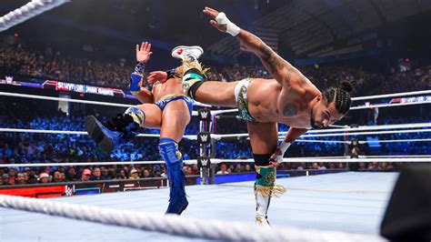 Dragon Lee Vs Santos Escobar Photos WWE