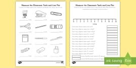 Matching Measurements Cm To M Activity Sheet Twinkl