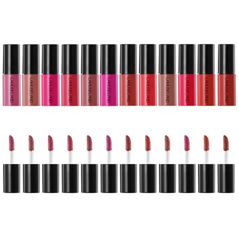 Weyolog Lip Gloss Liquid Lipstick All That She Wants Set Of 12 Pearl And Lip Gloss Set 3ml Lip