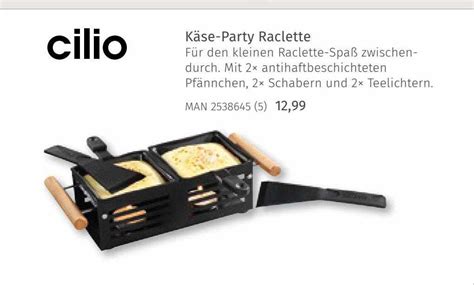 Cilio Käse party Raclette Angebot bei MÜLLER 1Prospekte de