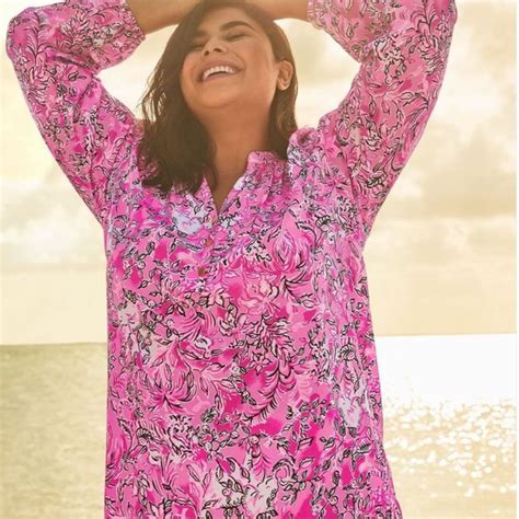 Lilly Pulitzer Tops Nwt Lilly Pulitzer Elsa Top Plumeria Pink