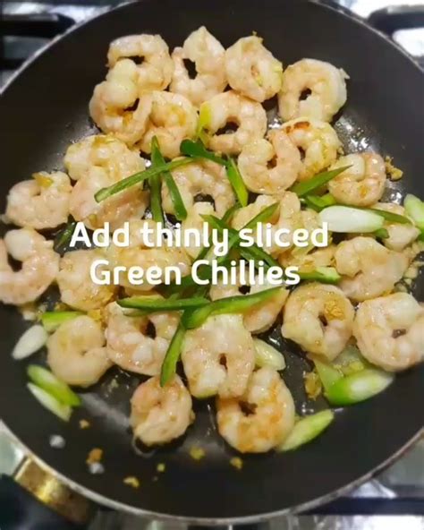 Garlic Chilli Prawns Recipe