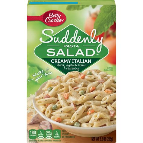 Betty Crocker Suddenly Salad Creamy Italian Pasta Salad 83 Oz