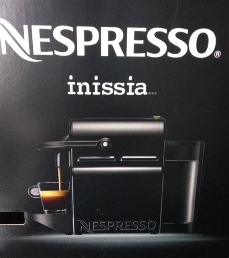 Nespresso Inissia Coffee Machine Black Tv Home Appliances Kitchen