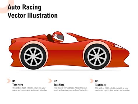 Auto Racing Vector Illustration Ppt Powerpoint Presentation