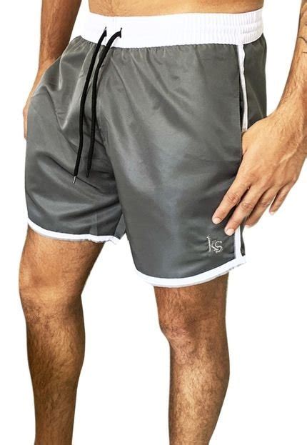 Shorts Tactel Masculino Bermuda Treino Academia Preto Compre Agora