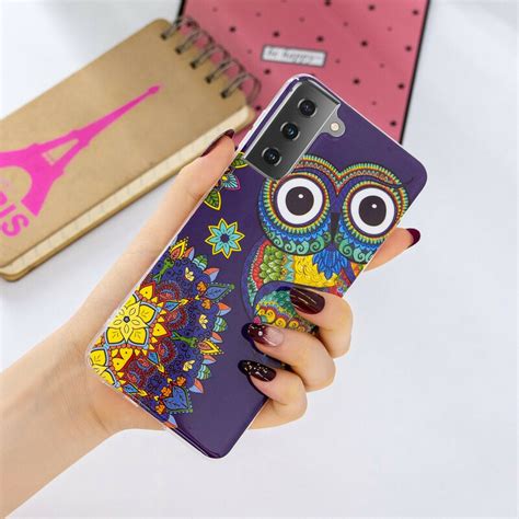 Coque Samsung Galaxy S G Hibou Mandala Fluorescente Ma Coque