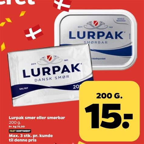 Lurpak Sm R Saltet Tilbud Hos Netto