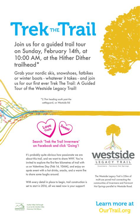 Trek The Trail Poster is here! - Westside Legacy Trail