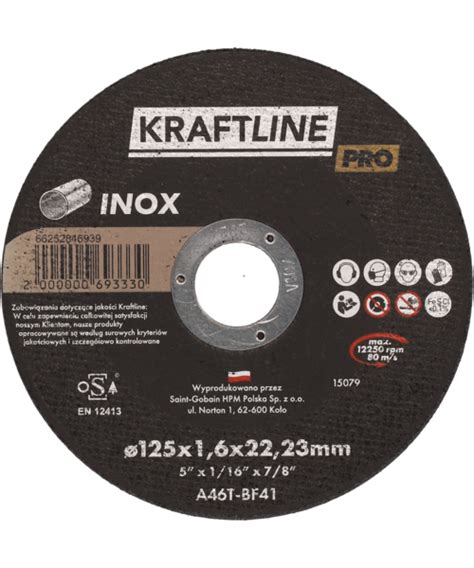 Tarcza Do Ci Cia T X X Mm Inox Kraftline Pro