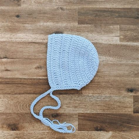 Back To Basics Crochet Baby Bonnet Free Pattern Croby Patterns