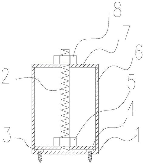 一种穿楼板水暖管预埋套管固定装置的制作方法3