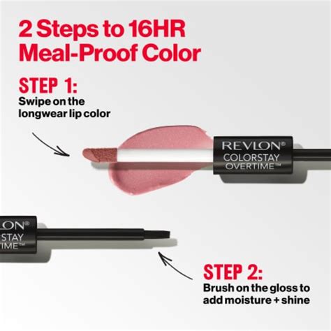 Revlon ColorStay Overtime Lipcolor Long Wearing Liquid Lipstick Unstoppable Nude Ct Kroger