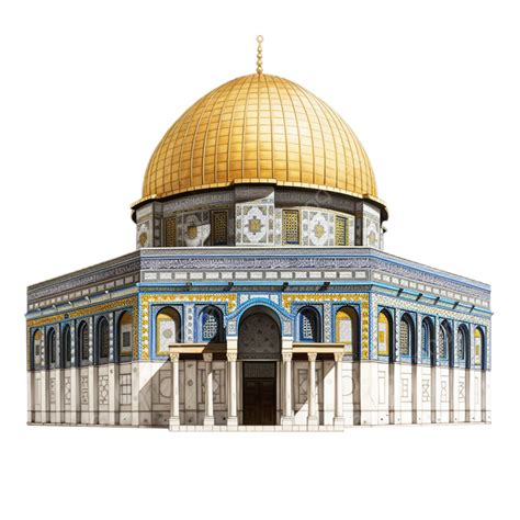 La Mezquita De Al Aqsa Png Dibujos Casa Castillo Transparente Png