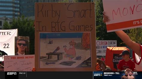 Best College GameDay signs from Georgia-Clemson in Charlotte - Saturday ...