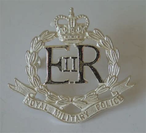 British Army Royal Military Police Officers Cap Badge Rmp £1199